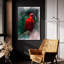 «Scarlet ibis» par Robert Campbell, art mural en verre acrylique-1570196703