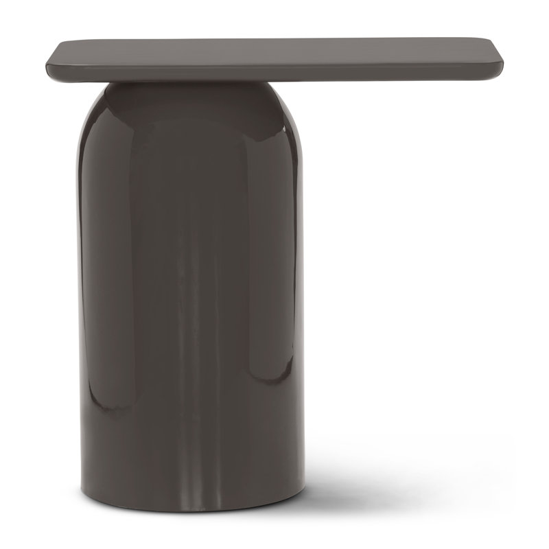 Alessia End Table, Obsidian Green