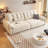 Creamy white Chenille Modular Sofa-1018469556-1018469559