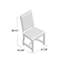Chaise en similicuir Lancaster
