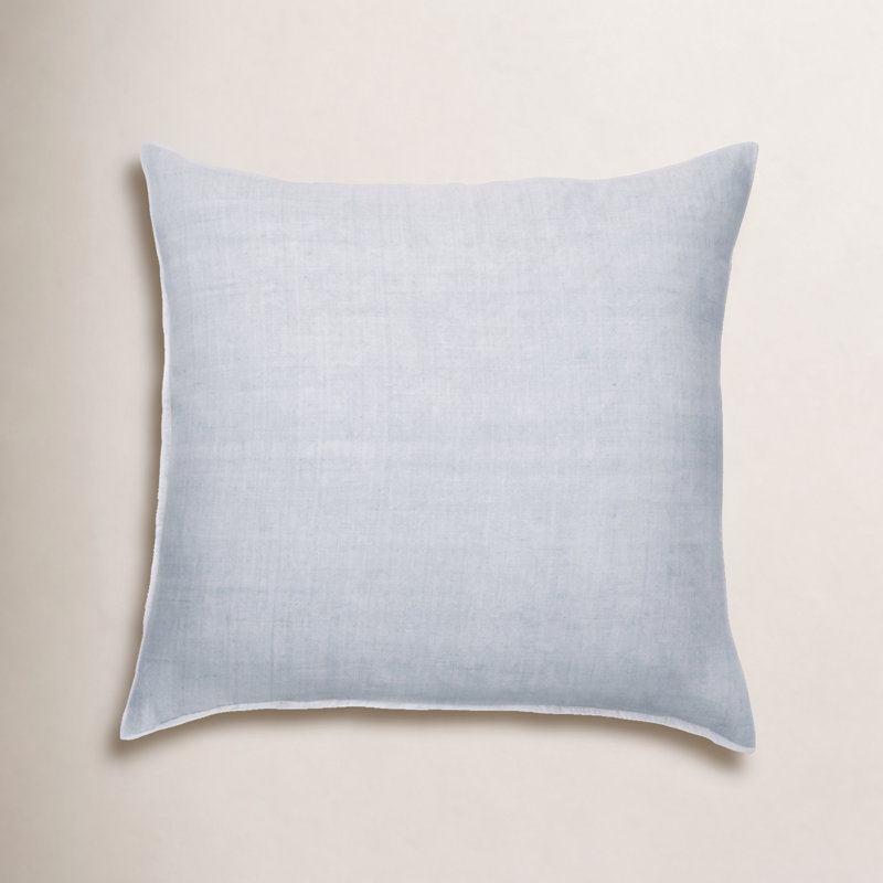 Hunter 100% Linen Sham Set, Light Blue, Euro