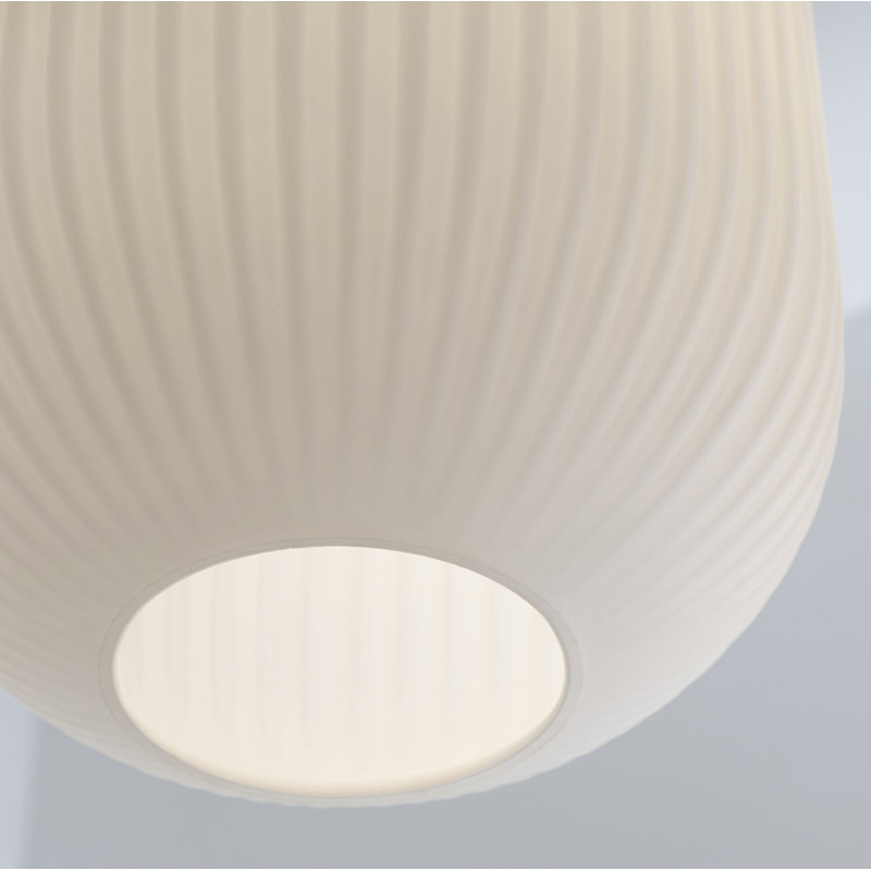 Luminaire suspendu géométrique à 1 lumière Darval, H 15 po x l 9 po x P 9 po