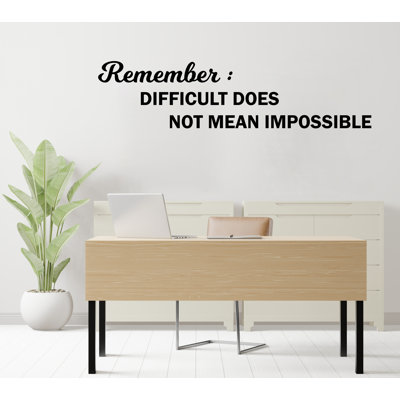 Office Wall Decal, Quote Decal For Office Employee, Motivational Inspirational Teamwork Wall Decal Sticker Decor For Office