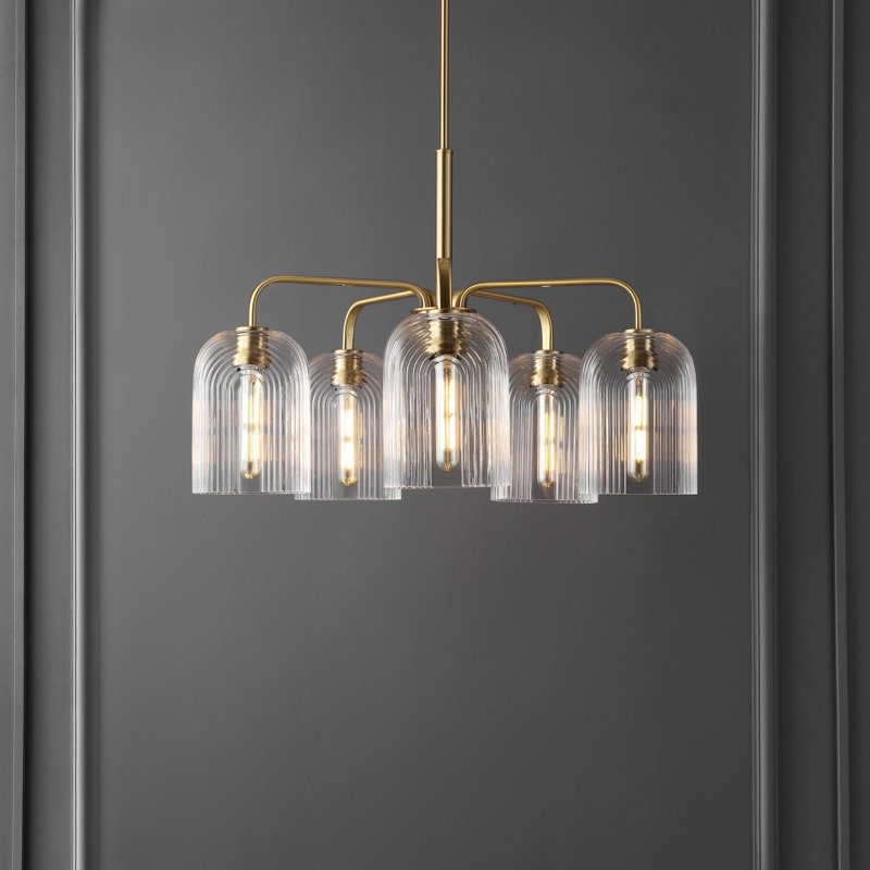 Moxon 5 - Light Gold Bell Pendant