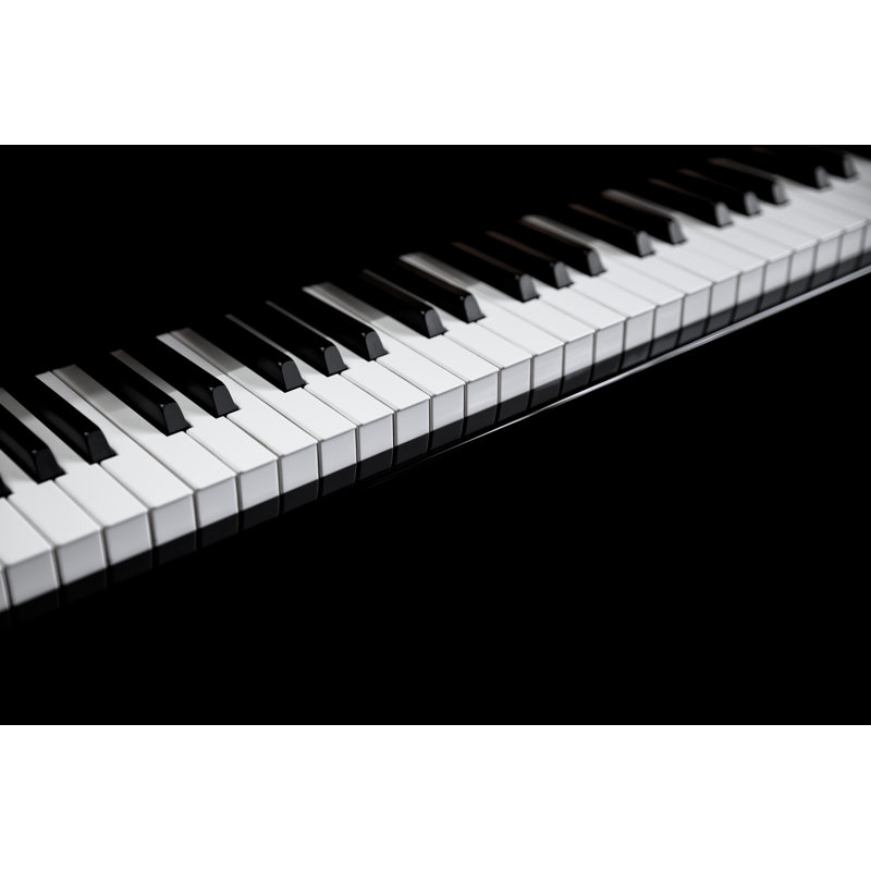 Piano by Eugeneonline - Wrapped Canvas Print, 81cm H x 122cm W x 3.8cm D