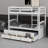 Wood Bunk Bed With Trundle And Drawers-1200711276