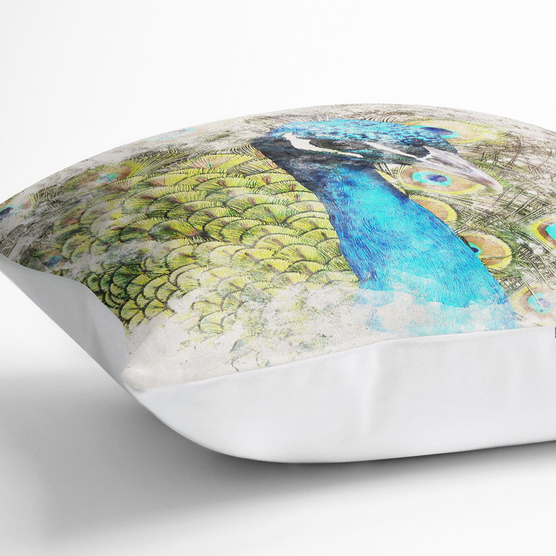 Square Throw Cushion, White, 55cm H x 55cm W x 20cm D