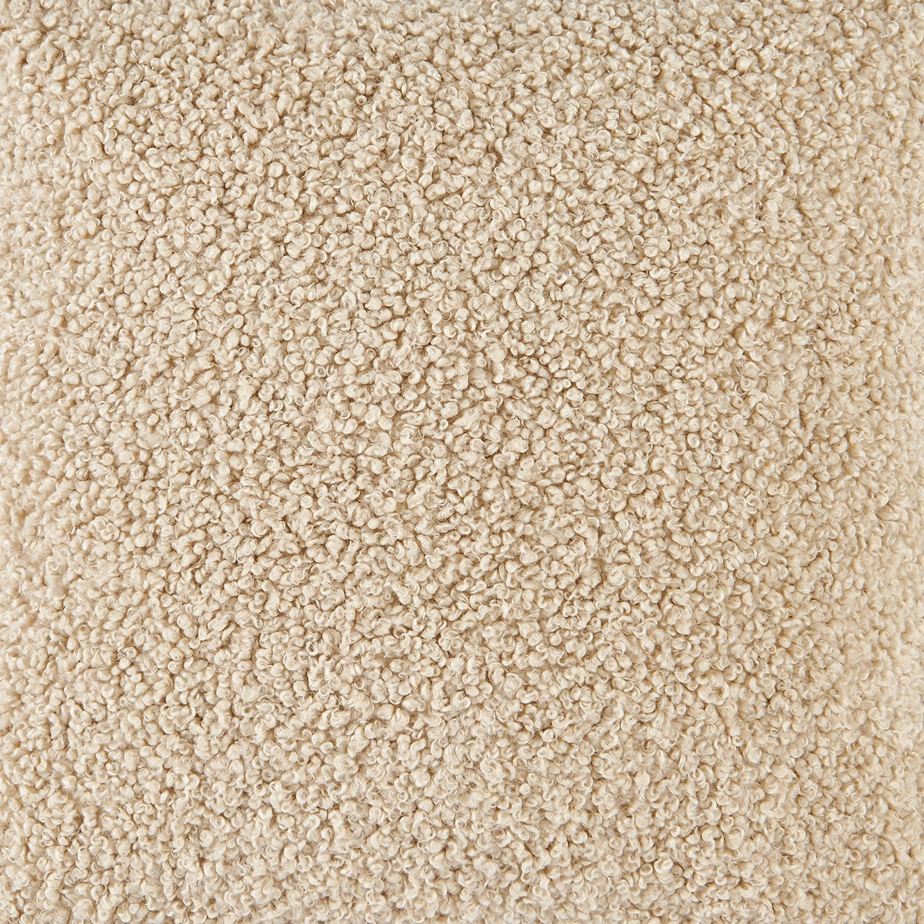 HiEnd Accents Teddy 36" x 27" Pillow Cover & Insert, Cream, 27"H x 27"W