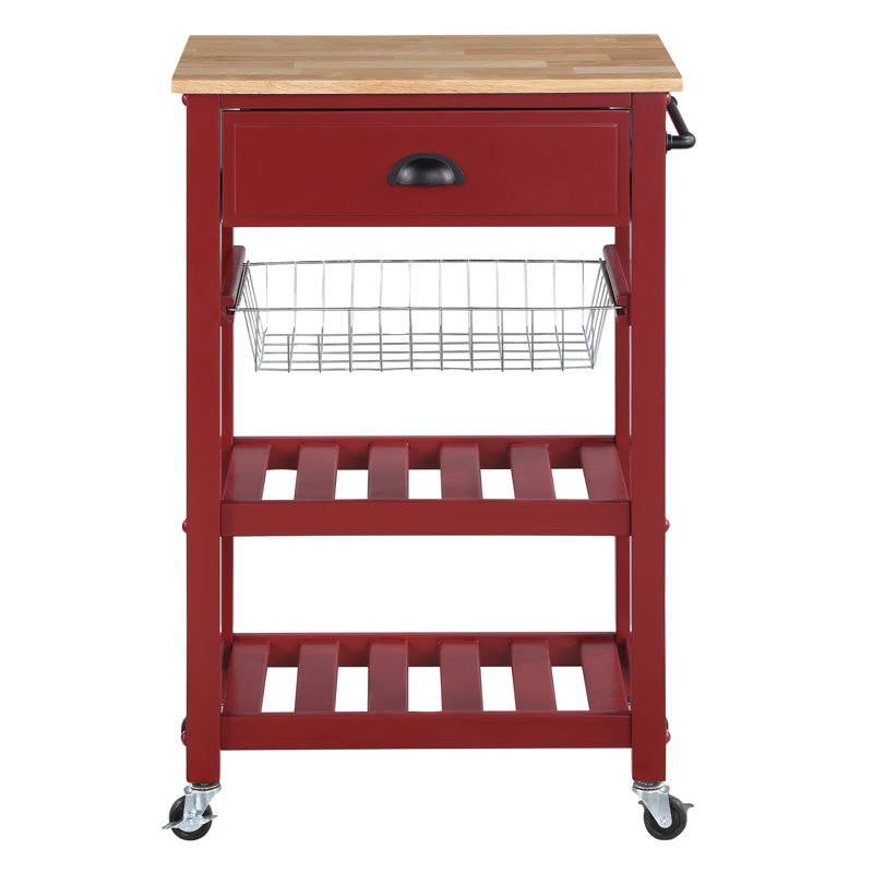 Kitchen Cart, Red