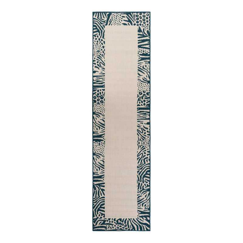 Gurjot Indoor/Outdoor Area Rug, Runner 2'7" x 10'