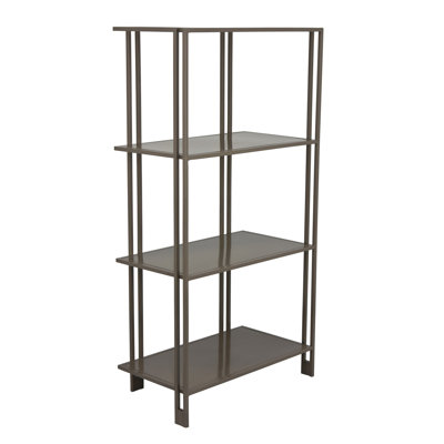 Bush Plant Display Stand, Modern 4 Tier Metal by Benjara