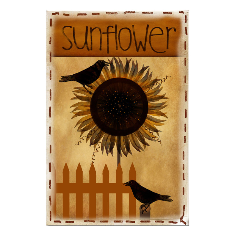 Adhésif décoratif tournesol