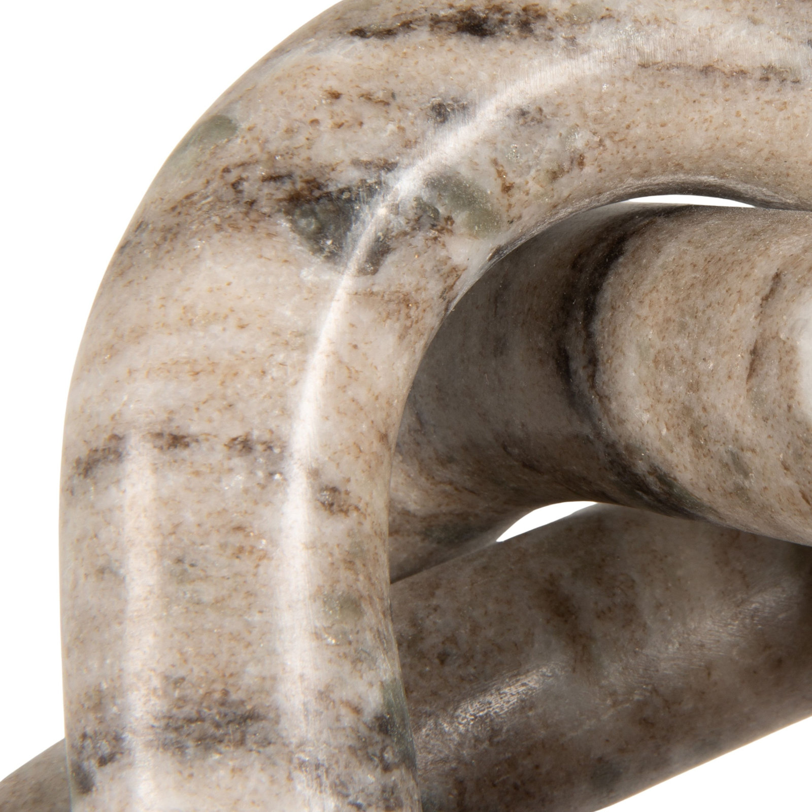 Gwennie Genuine Marble Sculpture, Beige