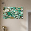 «Agate Emerald Cut Green Abstract», art mural par Art Remedy-102530188-103790530