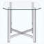 Ensemble de tables basses 2 pièces Modern Chrome-129866798