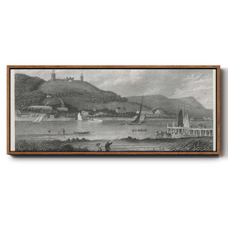 The Highlands of the Neversink - toile encadrée, H 20 po x l 50 po