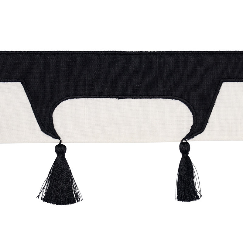 Schumacher x David Kaihoi Pagoda Trim, Black