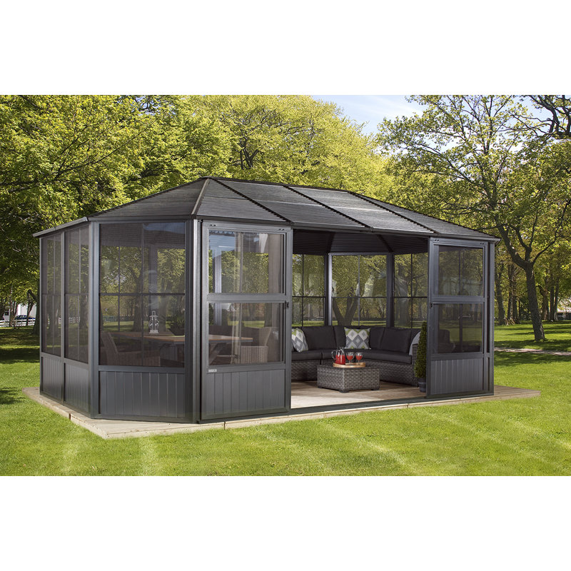 Sojag Charleston Solarium, 9.1' H x 12' W x 12'7" D