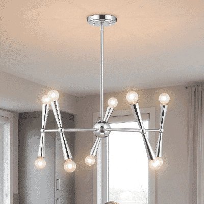 Lustre 10 lumières Keyiona