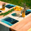 Napperon abstrait en polyester