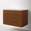 Bexley 36" Wall Mounted Single Bathroom Vanity with Quartz Top