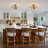  15" Modern Farmhouse 3-Light Glass Bowl Semi Flush Mount-1783335522