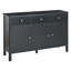 3 Door Sideboard Black Sheri