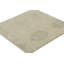 Rug & Kilim’S Block Print Square Rug With Beige And Green Floral Patterns-401563623