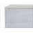 White & Silver Shimmer Finish Console Cabinet