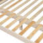 Lit superposé en bois en forme de maison avec toboggan et escalier de rangement-540768629