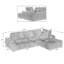 Canapé modulaire surdimensionné en L FAUX FUR-1765081535-1765081534