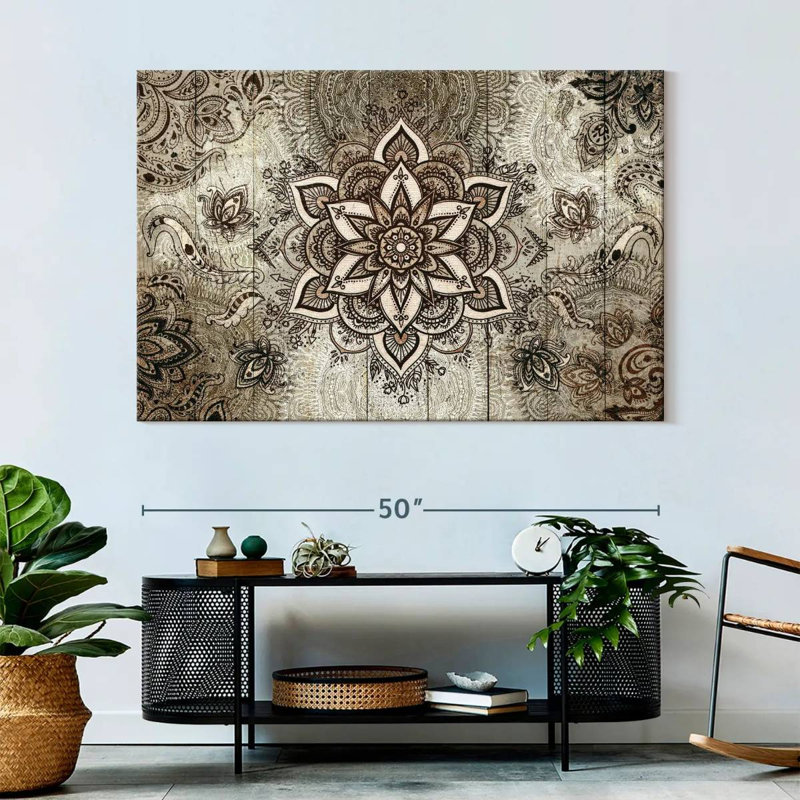 Sur toile, H 51 po x l 34 po x P 1,25 po