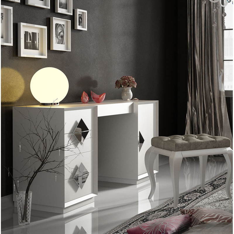 Kirkwood Vanity, White Matte