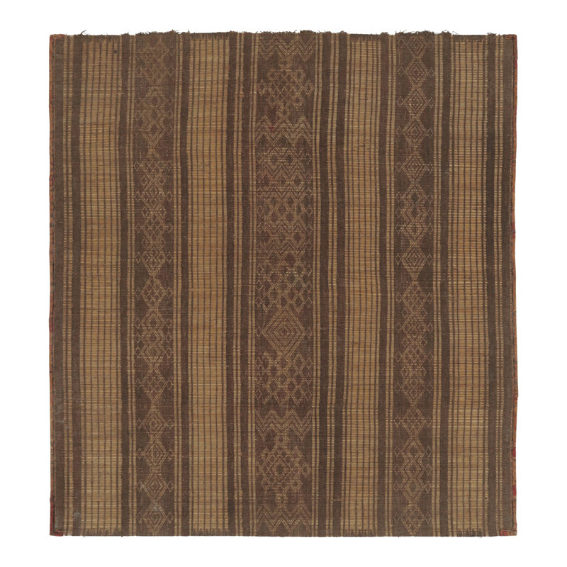 Vintage One-of-a-Kind 4'1" x 4'6" Area Rug