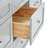 ARIEL Monroe 73 Double Sink Bathroom Vanity with Pure Quartz Top-99405153