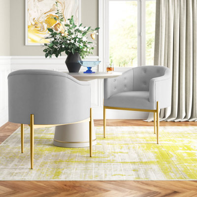 Savour Tufted Performance Velvet Accent Chairs