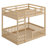 Wood Bunk Bed With Ladder And Guardrails-306962799