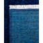 Overdyed Hand-Knotted Wool Modern-Contemporary Navy Area Rug 10' 4" x 13' 10"