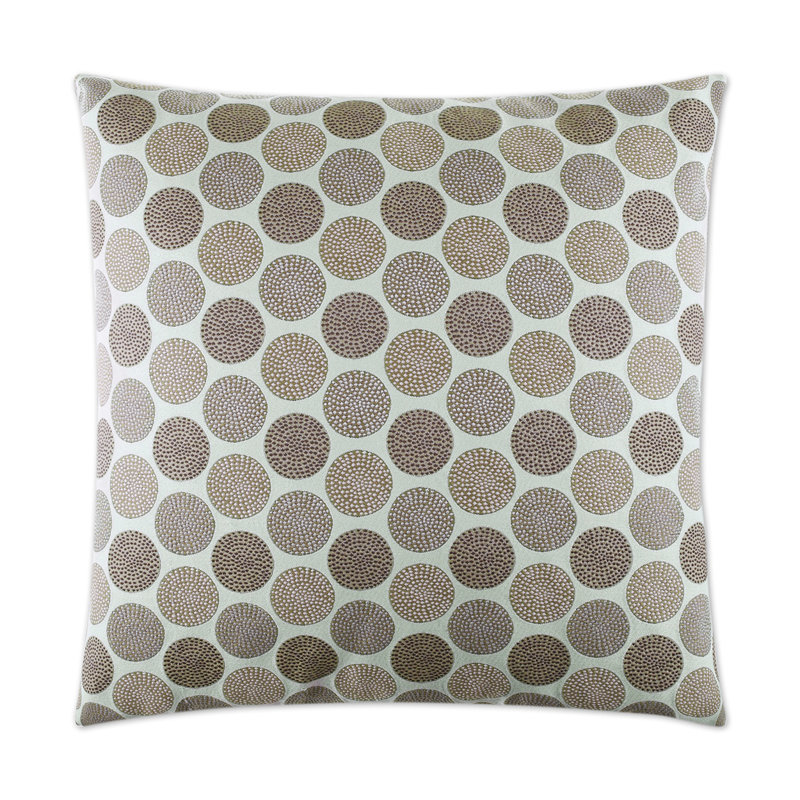Circadian Geometric Throw Pillow, Seaglass, Square 20"