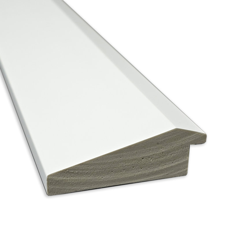 Miroir mural Sloped, 31,5 po x 31,5 po, Blanc