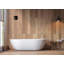 Aldia Standard Bathroom Extractor Fan With Black Glass Cover