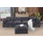 Weikko 143.2" Wide Upholstered Chaise Sectional-847957264