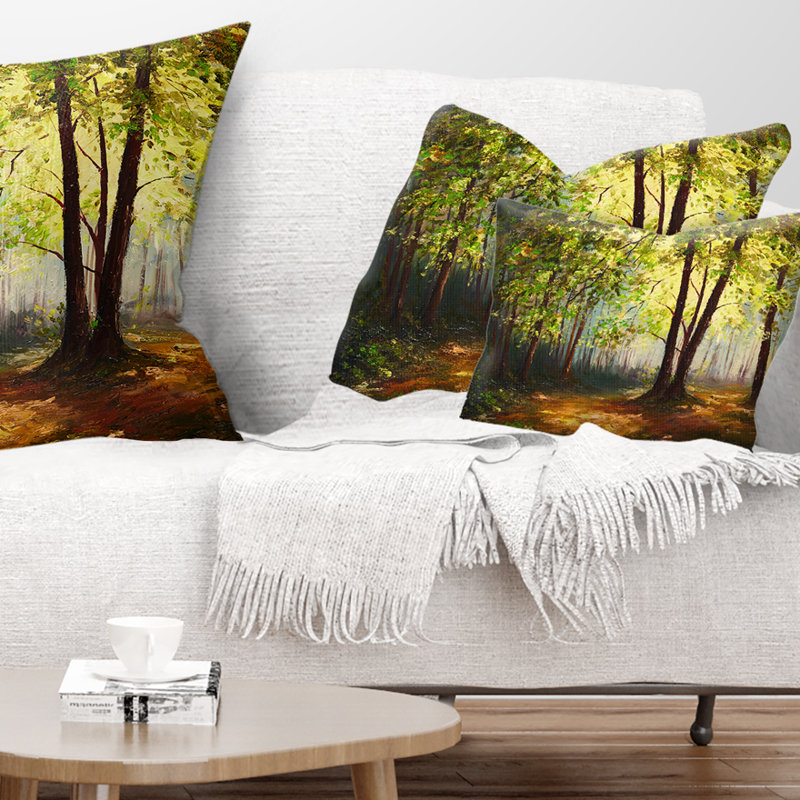 Landscape Reversible Throw Pillow