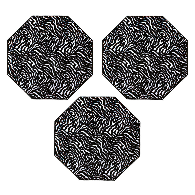Ensemble de tapis en nylon touffeté Blaydon, Octogone 2 pi