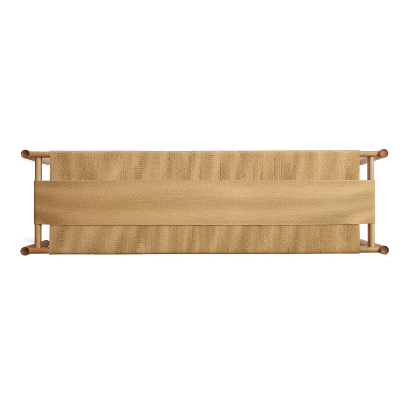 Invitation Bench, 18" H x 48" W x 18" D, White Oak