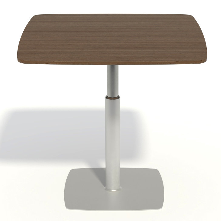 Ensemble de table carrée avec chaises, Chêne naturel, Bleu marine, H 28 po à 44 po x l 36 po x P 36 po