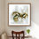 Three Abstract Koi Fish - Gray Animals Framed Matted Print