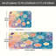 Tapis de cuisine antidérapant de couleur pastel, 2 pièces
