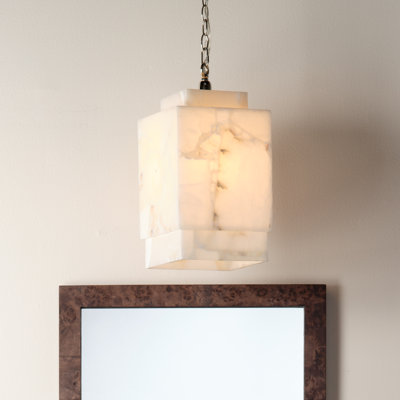 Carleah 1 - Light Silver Square / Rectangle Pendant