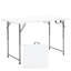 Table pliante rectangulaire réglable en plastique 47,5 po